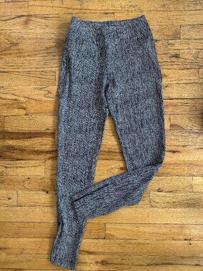 Athleta marled Stretchy Dress Pants, Trousers Leggings work Sporty athleisure xs